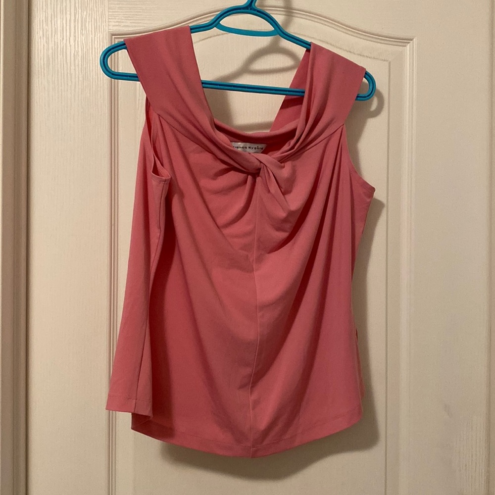 Pink dressy tank top
